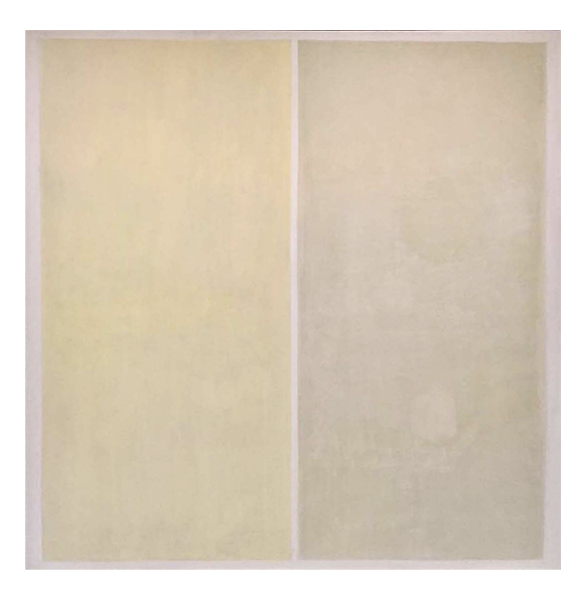 Agnes Martin painting