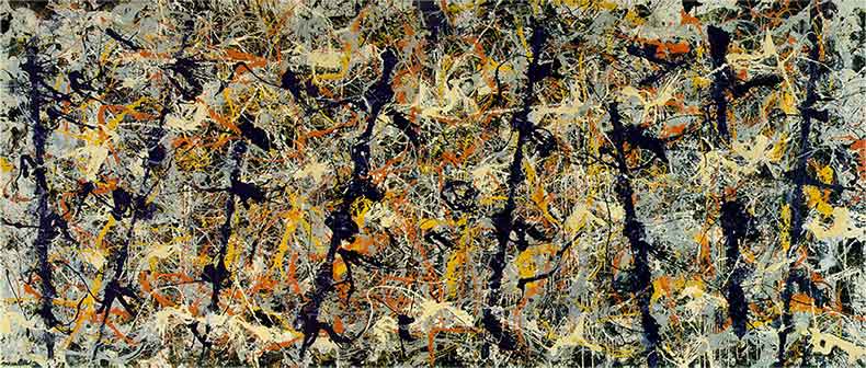 Jackson Pollock painting