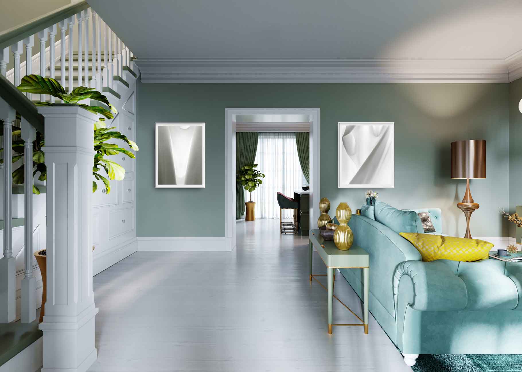 passage gallery installation