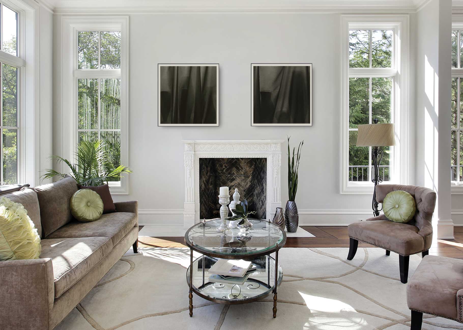 Veiled Still Life Installation